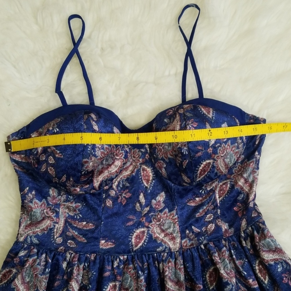 Paisley pattern spaghetti straps sundress  size S - Picture 6 of 8